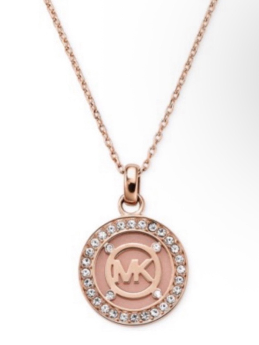 Michael Kors Heritage Fulton MK Logo Necklace